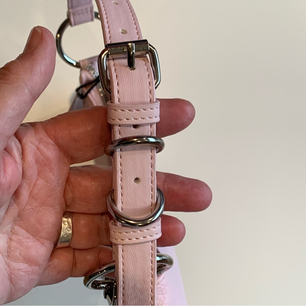 Steve Madden Light Pink Shoulder Bag with Charms - Picture 6 of 7